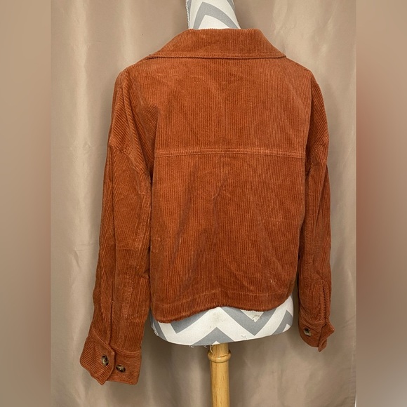 JOA Medium Dark Orange Corduroy Jacket - Picture 5 of 10
